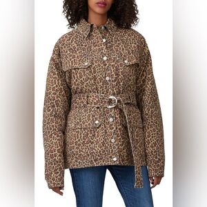 Marissa Webb Ellery Print Anorak Jacket EUC